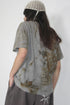 MISAKI USHIOZU × Cycle IRON RUST-DYEING TEE
